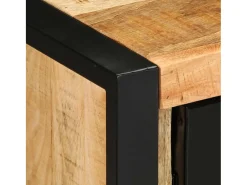 Aparador 55x35x70 cm madera maciza de mango crudo