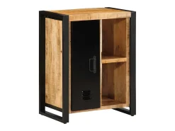 Aparador 55x35x70 cm madera maciza de mango crudo