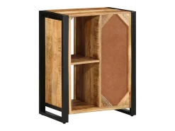 Aparador 55x35x70 cm madera maciza de mango crudo