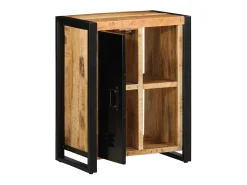 Aparador 55x35x70 cm madera maciza de mango crudo