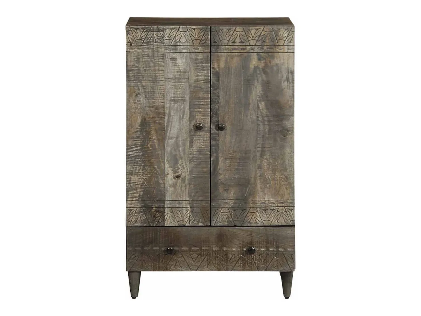 Aparador 60x33x100 cm madera maciza de mango