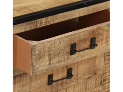 Aparador 100x31x60 cm Madera maciza de mango en bruto