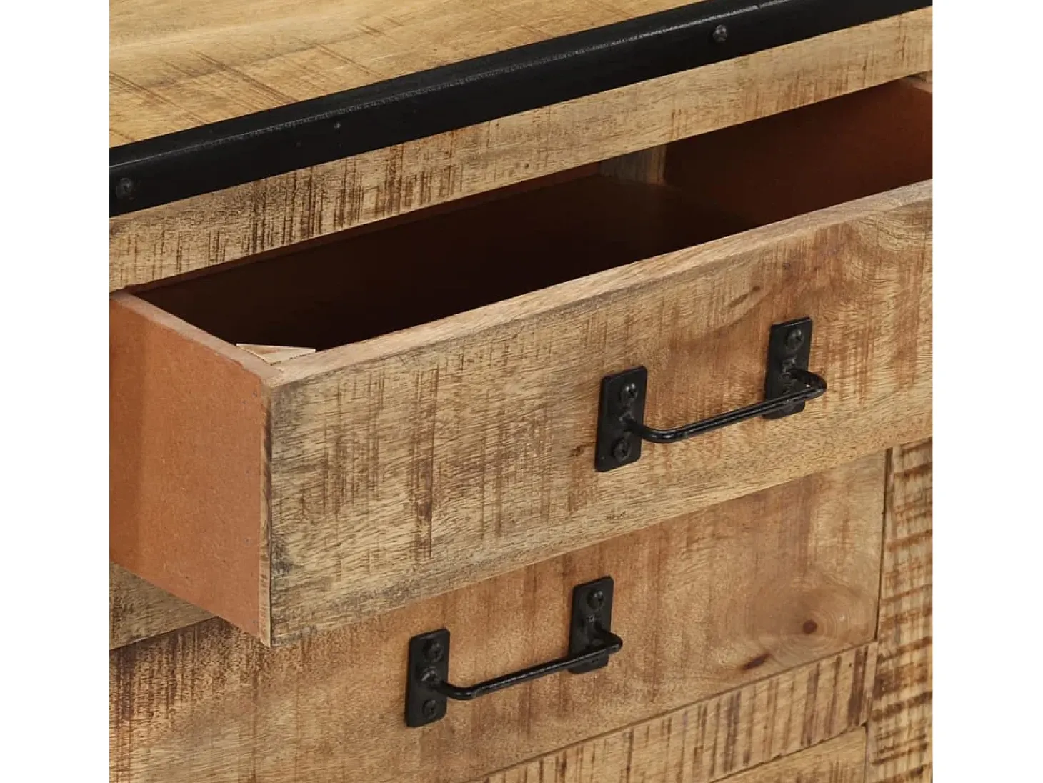 Aparador 100x31x60 cm Madera maciza de mango en bruto