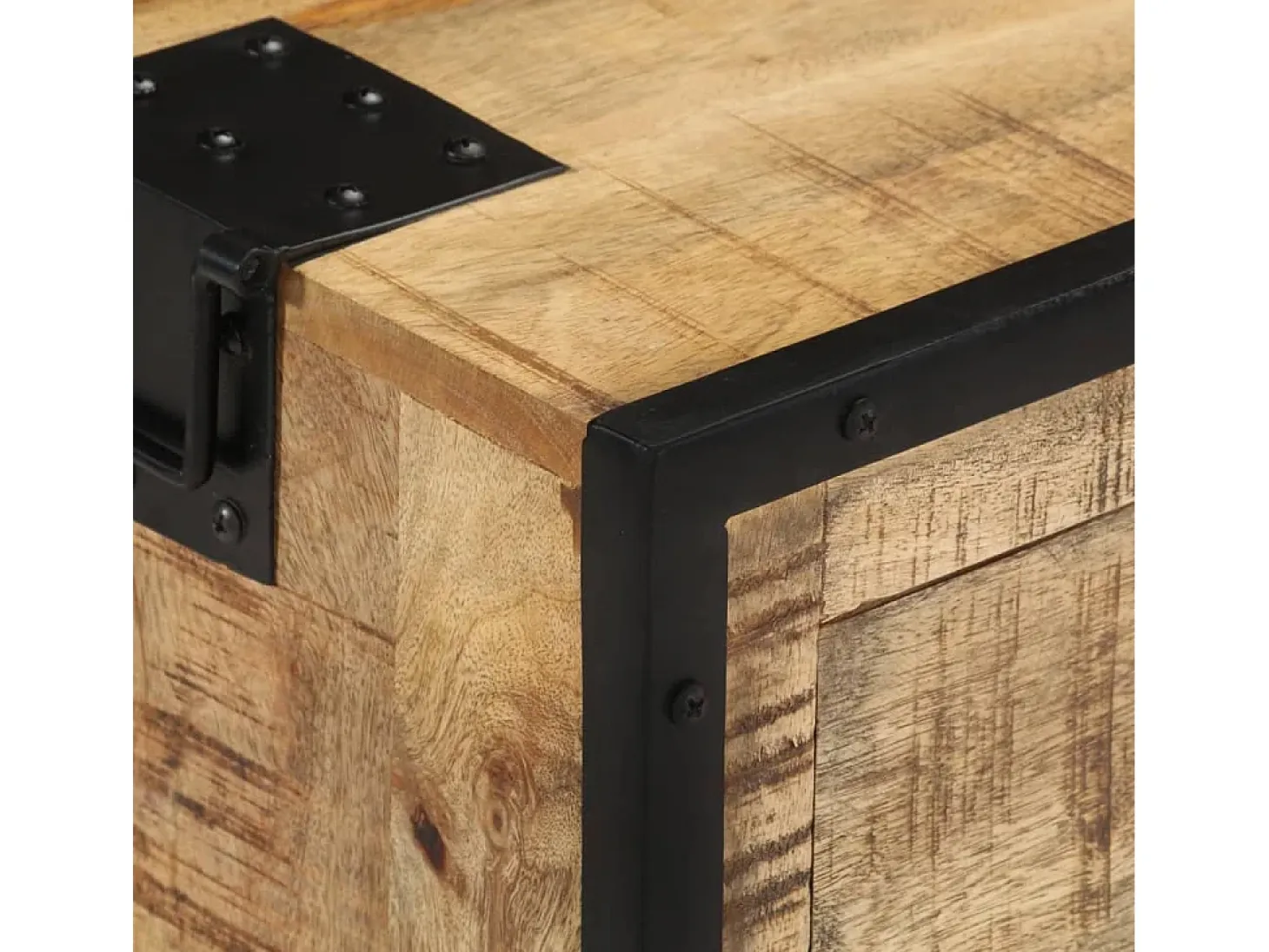 Aparador 100x31x60 cm Madera maciza de mango en bruto