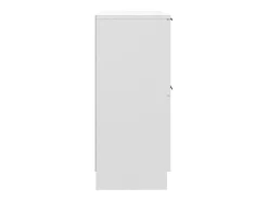 Aparadores 2 piezas blanco 30x30x70 cm madera de ingeniería