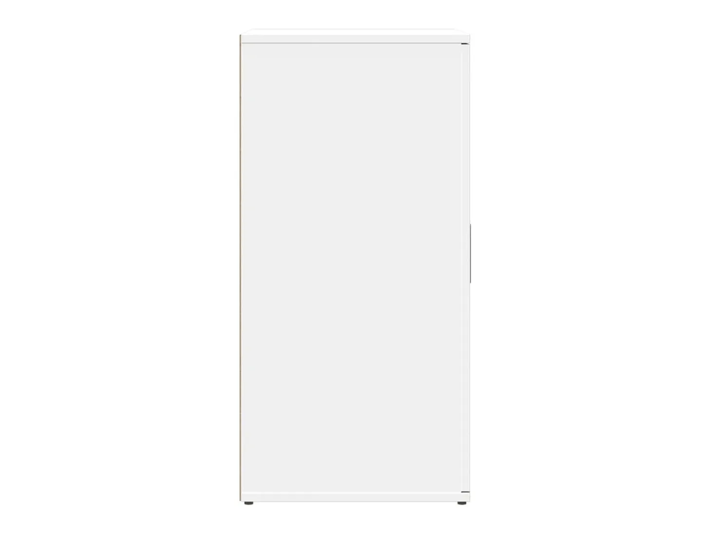 Aparadores 2 piezas blanco 59x39x80 cm madera de ingeniería