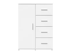Aparadores 2 piezas blanco 59x39x80 cm madera de ingeniería