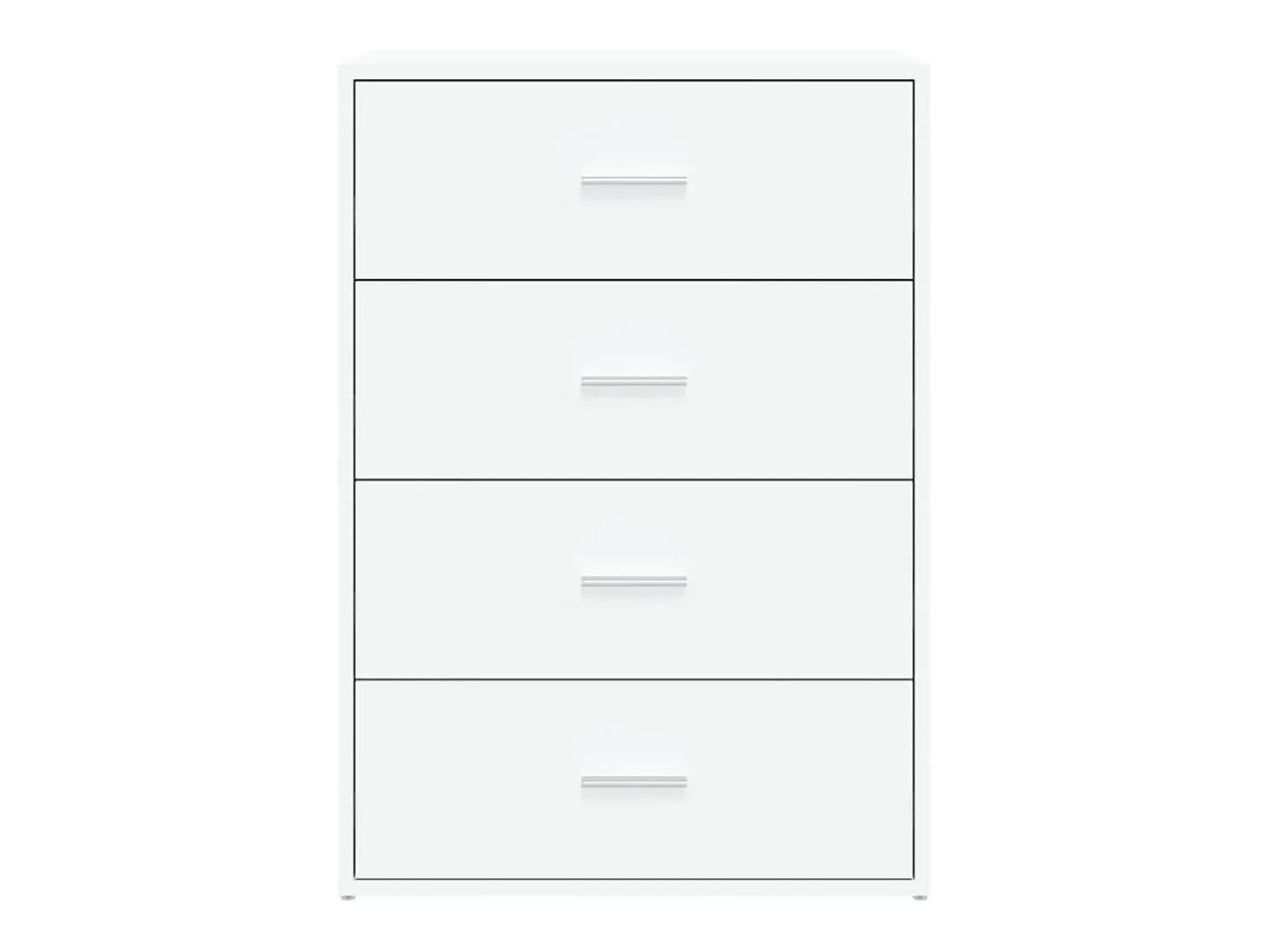 Aparadores 2 piezas blanco 60x31x84 cm madera de ingeniería