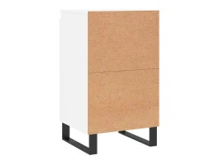 Aparadores 2 piezas blanco 40x35x70 cm madera de ingeniería