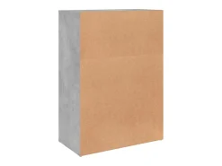 Aparadores 2 piezas gris hormigón 60x31x84 cm madera de ingeniería