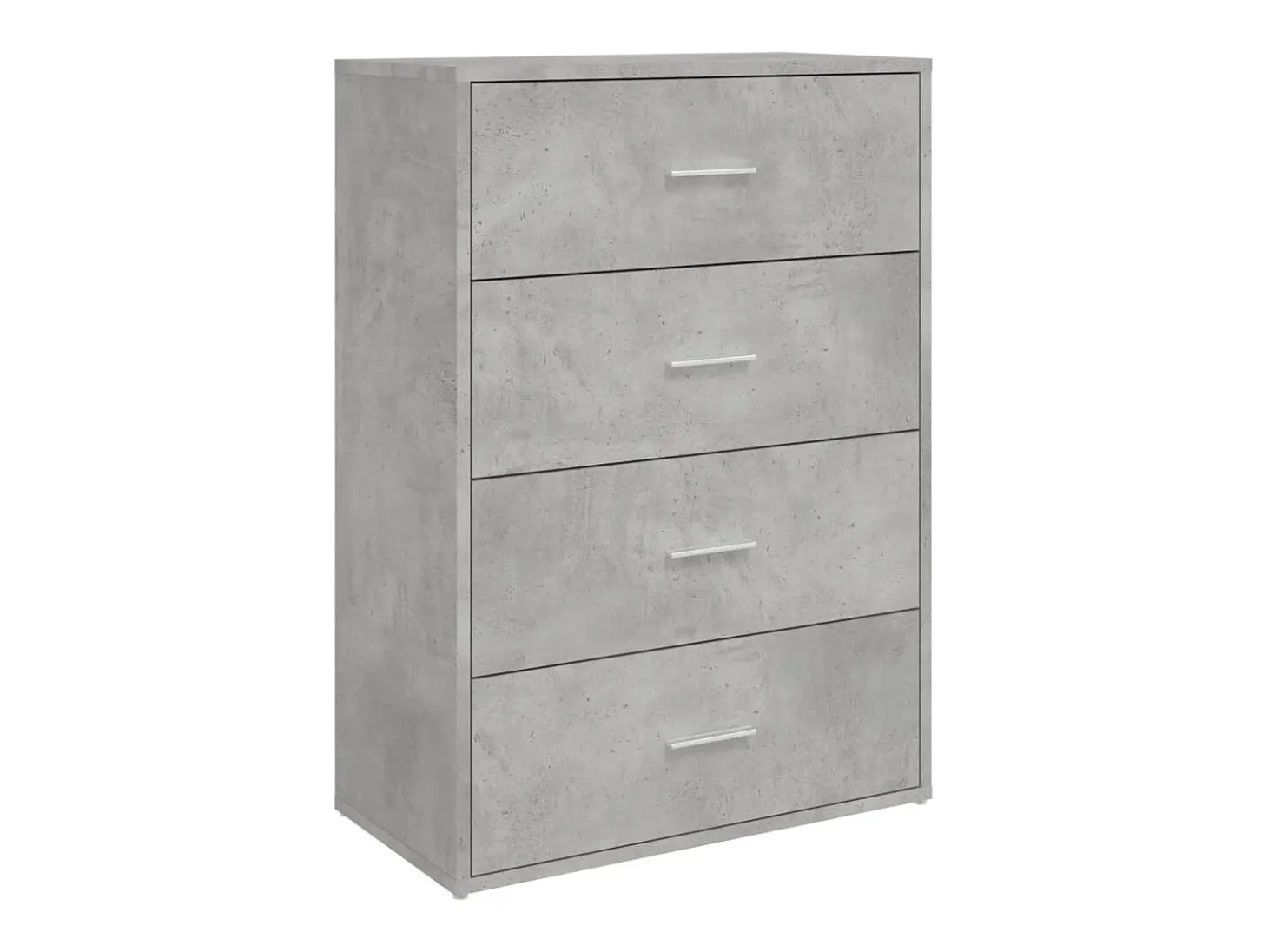 Aparadores 2 piezas gris hormigón 60x31x84 cm madera de ingeniería