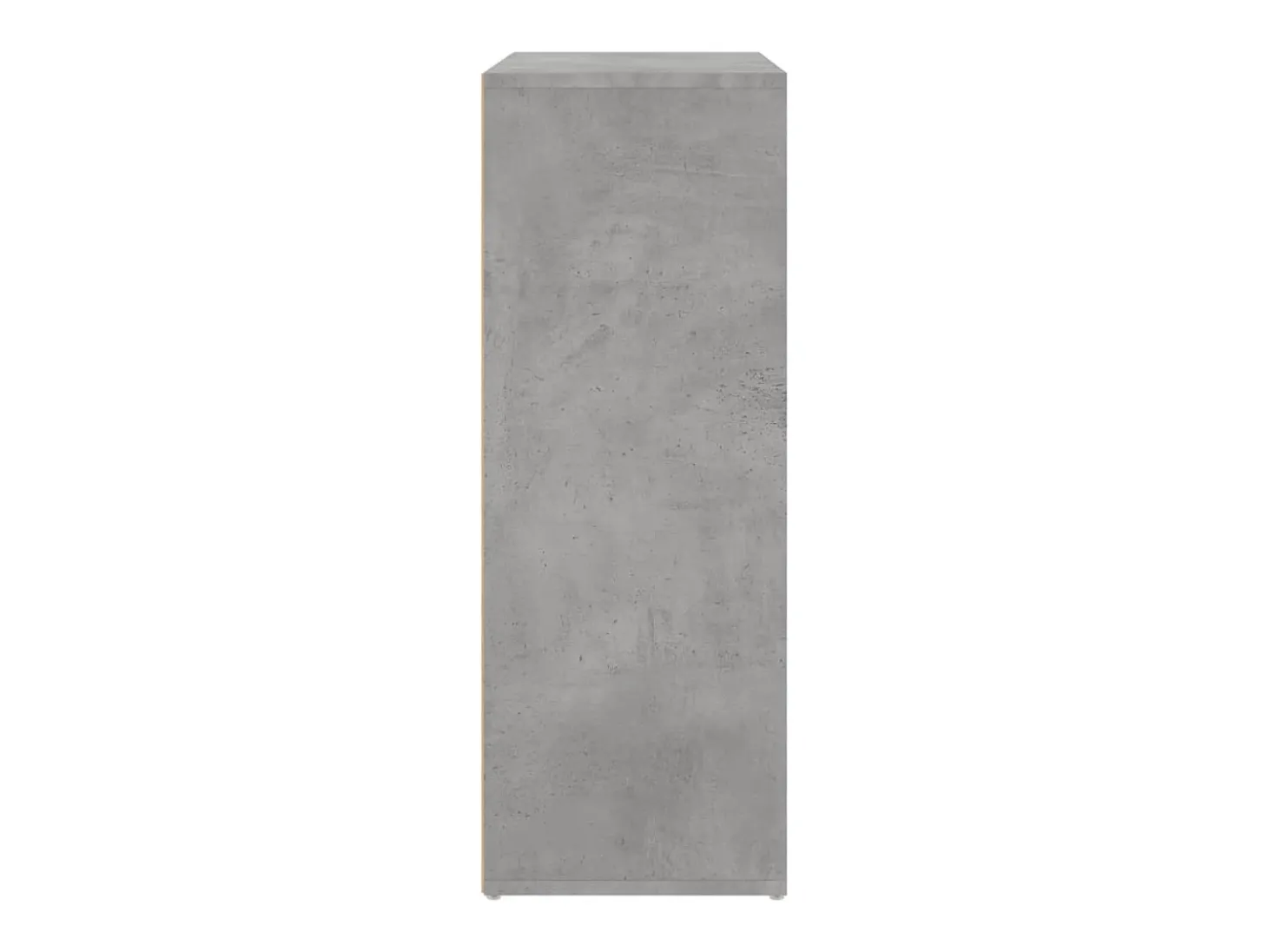 Aparadores 2 piezas gris hormigón 60x31x84 cm madera de ingeniería