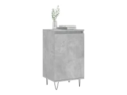 Aparadores 2 piezas gris hormigón 40x35x70 cm madera de ingeniería