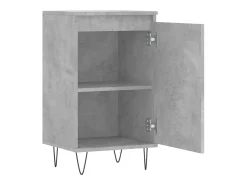 Aparadores 2 piezas gris hormigón 40x35x70 cm madera de ingeniería