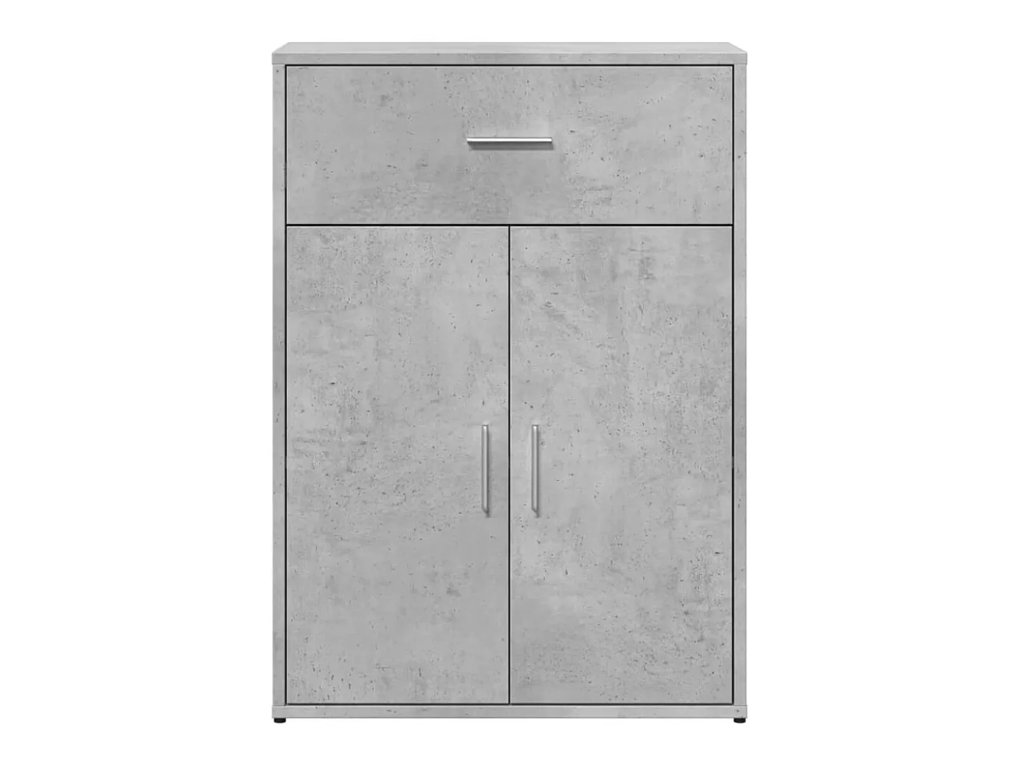 Aparadores 2 piezas gris hormigón 60x30x84 cm madera de ingeniería