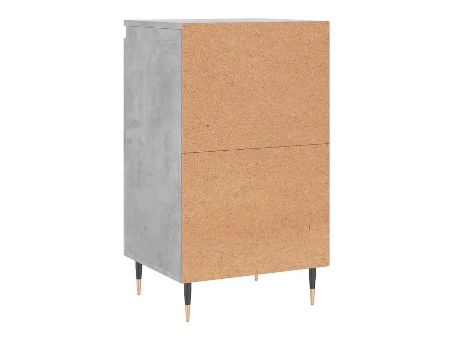 Aparadores 2 piezas gris hormigón 40x35x70 cm madera de ingeniería
