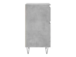 Aparadores 2 piezas gris hormigón 40x35x70 cm madera de ingeniería