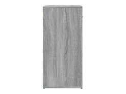 Aparadores 2 piezas gris sonoma 79x38x80 cm madera de ingeniería