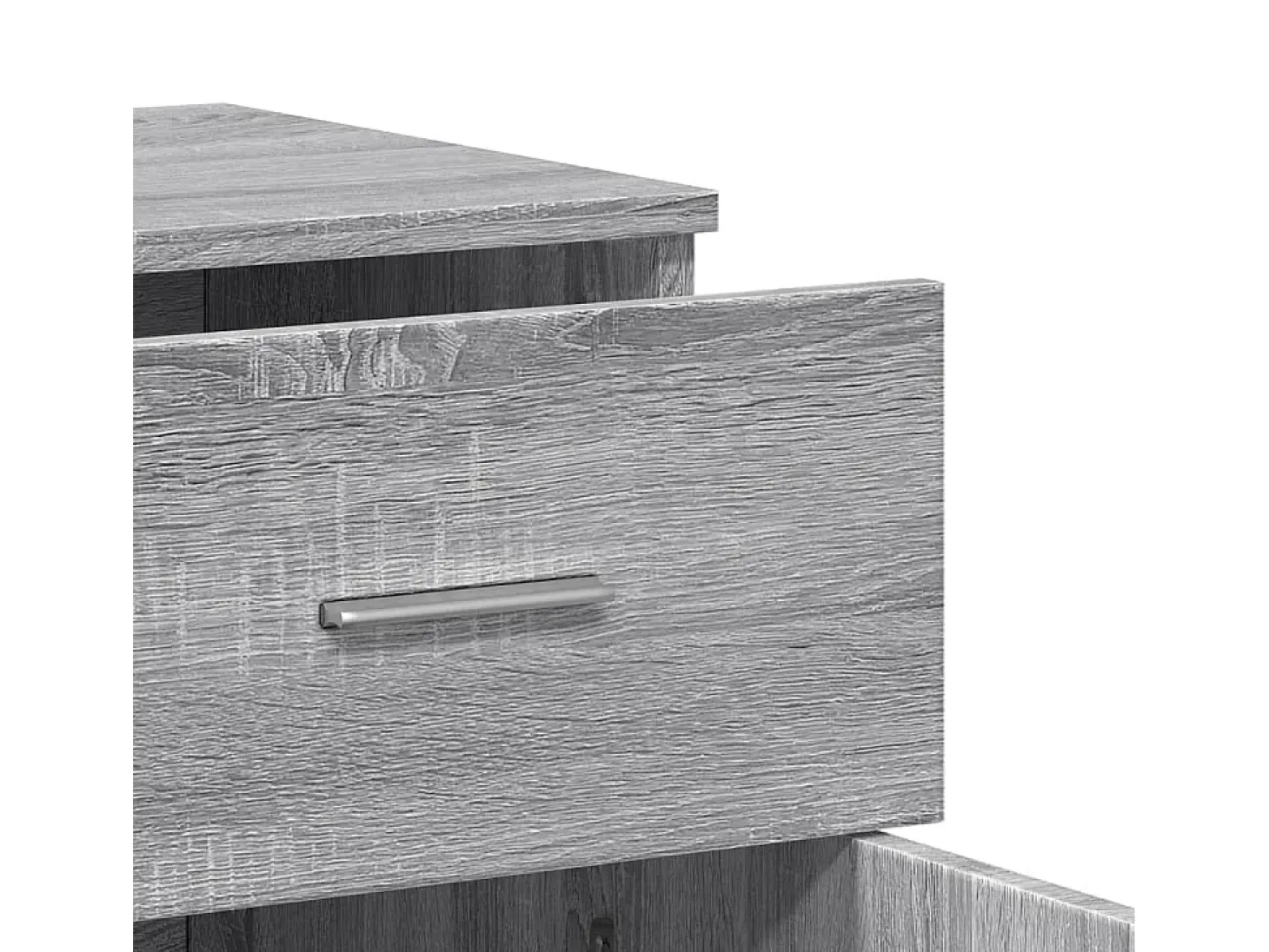 Aparadores 2 piezas gris sonoma 79x38x80 cm madera de ingeniería