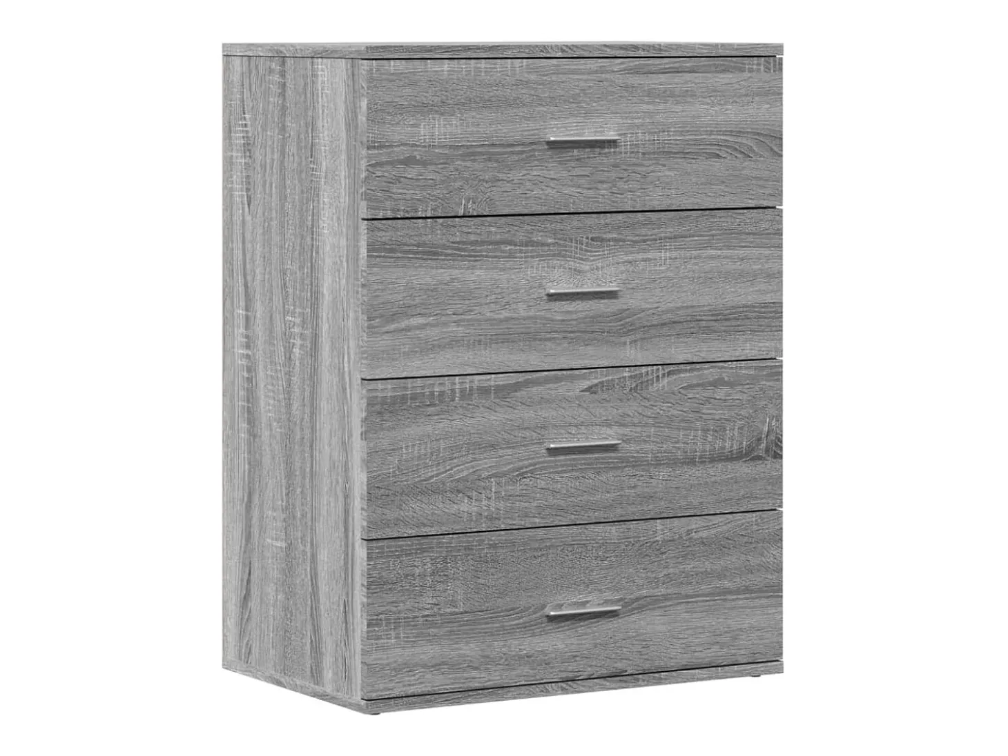 Aparadores 2 piezas gris sonoma 60x39x80 cm madera de ingeniería