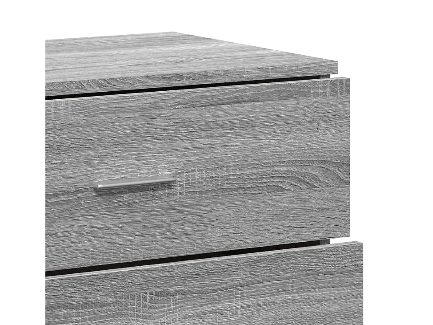 Aparadores 2 piezas gris sonoma 60x39x80 cm madera de ingeniería