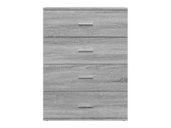 Aparadores 2 piezas gris sonoma 60x39x80 cm madera de ingeniería