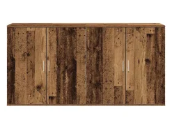 Aparadores 2 piezas Madera antigua 79x38x80 cm Madera de ingeniería