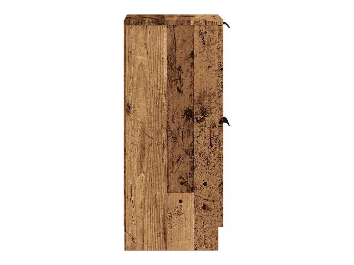 Aparadores 2 piezas madera vieja 30x30x70 cm madera de ingeniería