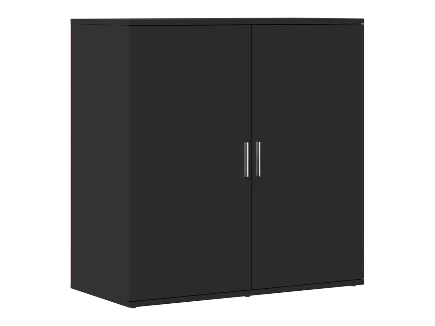 Aparadores 2 piezas negro 79x38x80 cm madera de ingeniería