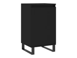 Aparadores 2 piezas negro 40x35x70 cm madera de ingeniería