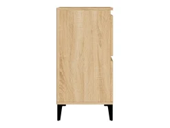 Aparadores 2 piezas roble sonoma 60x35x70 cm madera de ingeniería