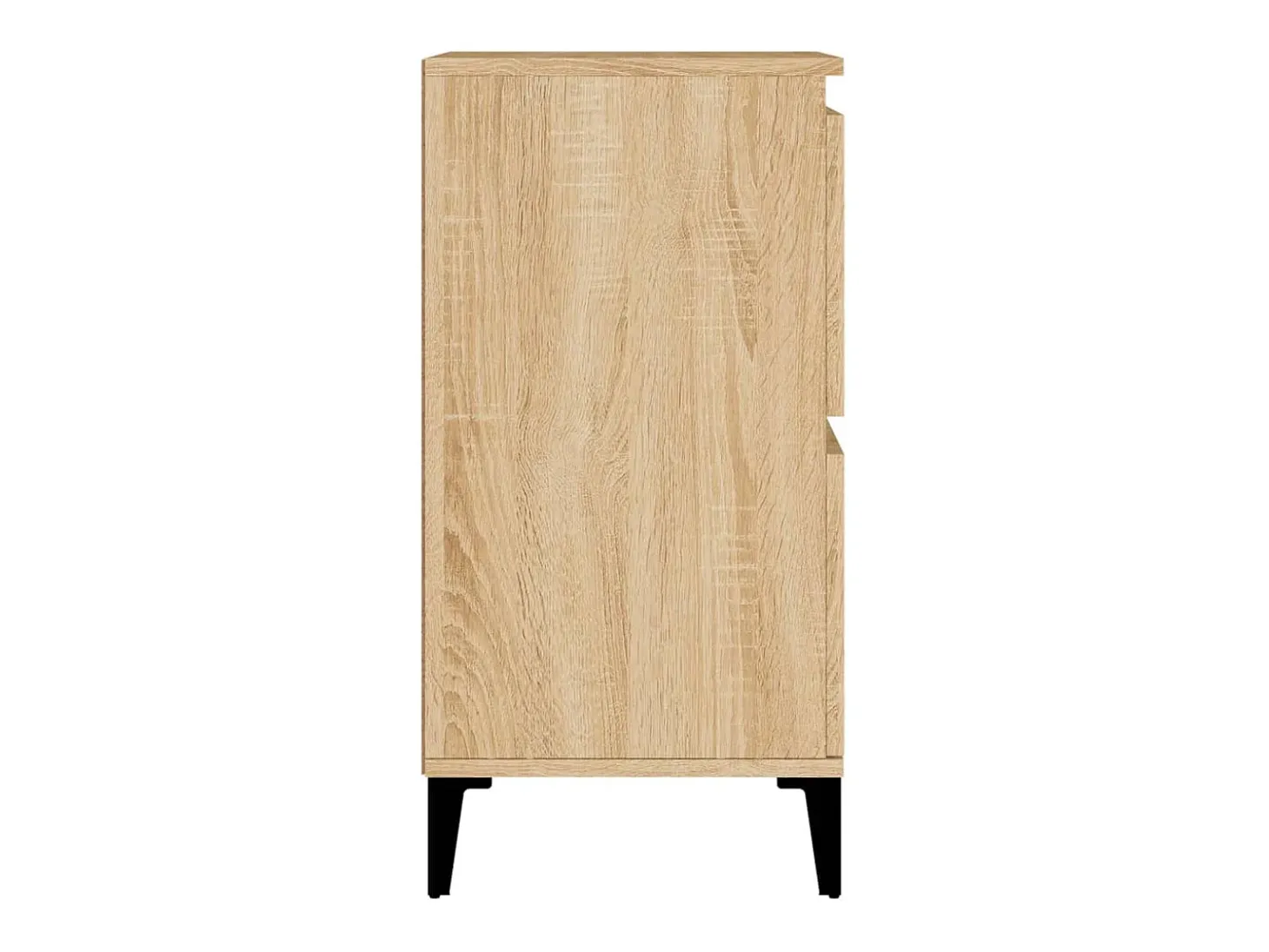 Aparadores 2 piezas roble sonoma 60x35x70 cm madera de ingeniería
