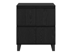 Aparadores 2 piezas Roble negro 120 x 35 x 70 cm Madera de ingeniería