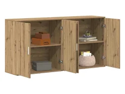 Aparadores 2 piezas Roble Artisan 79x38x80 cm Madera de ingeniería