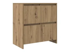 Aparadores 2 piezas roble artesanal 70 x 41 x 75 cm Madera de ingeniería