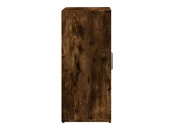 Aparadores 2 piezas roble ahumado 60x31x70 cm madera de ingeniería