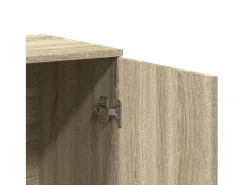 Aparadores 2 piezas roble sonoma 79x38x80 cm madera de ingeniería