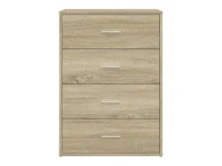 Aparadores 2 piezas roble sonoma 60x31x84 cm madera de ingeniería