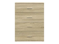 Aparadores 2 piezas roble sonoma 60x39x80 cm madera de ingeniería