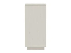 Aparadores 2 uds Blanco 32x34x75 cm Madera maciza de pino