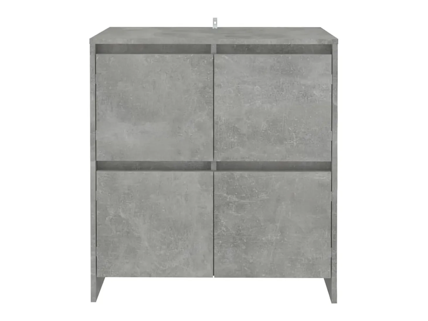 Aparadores 2 uds Gris Hormigón 70x41x75 cm Madera de ingeniería