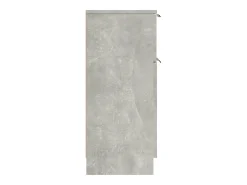Aparadores 2 uds Gris hormigón 30x30x70 cm Madera de ingeniería