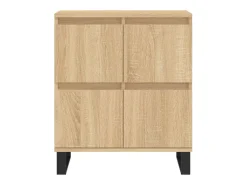 Aparadores 3 uds madera contrachapada color roble sonoma