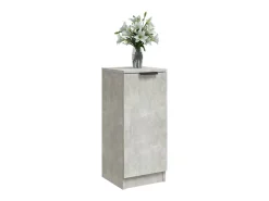 Aparadores 2 uds madera contrachapada gris hormigón 30x30x70 cm ES17075