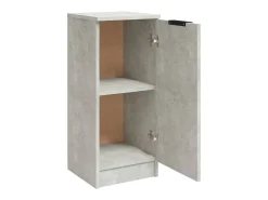 Aparadores 2 uds madera contrachapada gris hormigón 30x30x70 cm