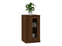 Aparadores 2 uds madera color marrón roble 37,5x35,5x67,5 cm