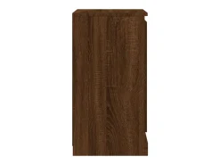 Aparadores 2 uds madera color marrón roble 37,5x35,5x67,5 cm