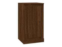 Aparadores 2 uds madera color marrón roble 37,5x35,5x67,5 cm