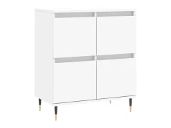 Aparadores 3 uds madera contrachapada blanco ES86400