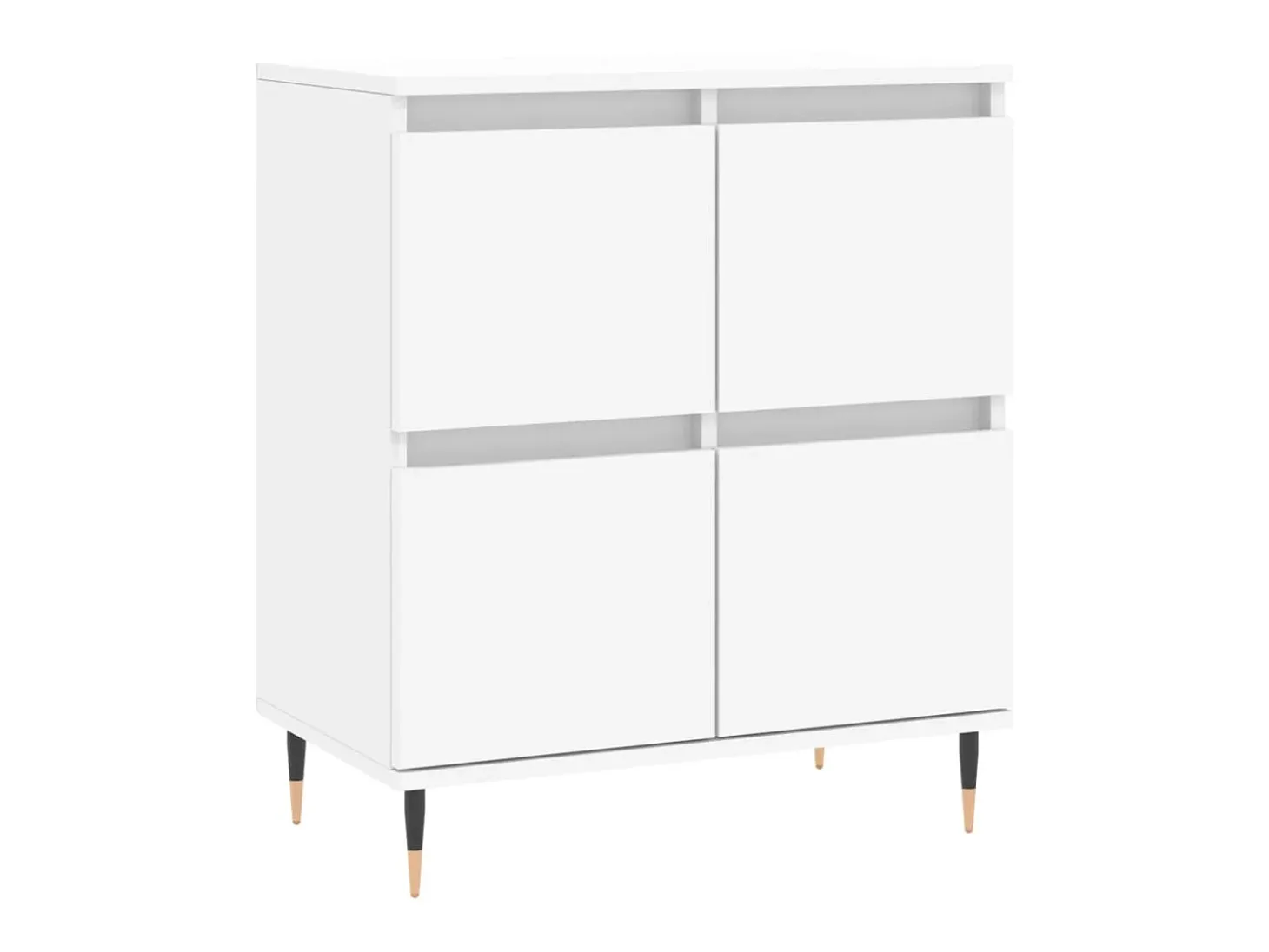 Aparadores 3 uds madera contrachapada blanco ES86400